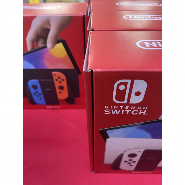 【５台セット】新品 未使用 ニンテンドースイッチ 有機ELモデル