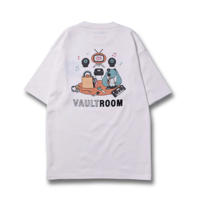 VR × HATSUNE MIKU TEE / WHT L