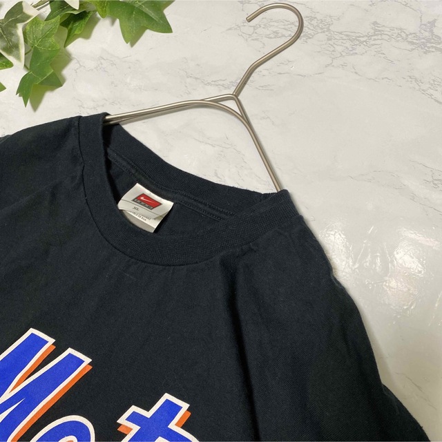 Tシャツ　NIKE ナイキ　デカロゴ　　メッツ　タグ　立体ロゴ　mets