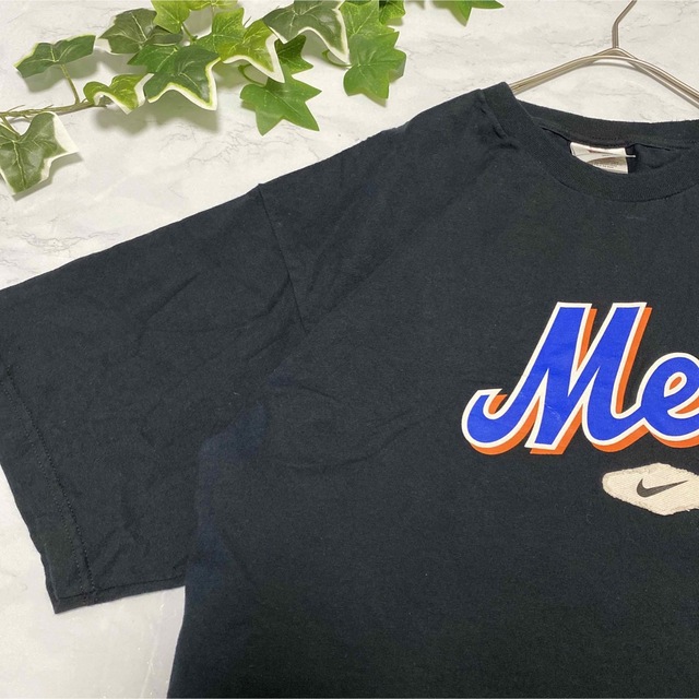 Tシャツ　NIKE ナイキ　デカロゴ　　メッツ　タグ　立体ロゴ　mets