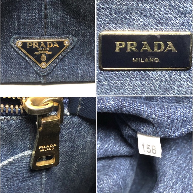 PRADA(プラダ)のPRADA プラダ デニム カナパ トートバッグ レディースのバッグ(トートバッグ)の商品写真