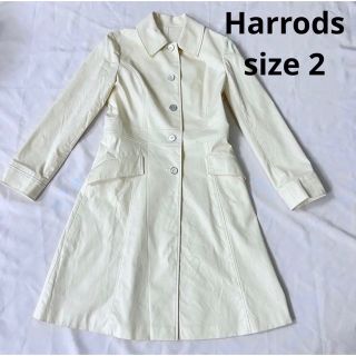 ハロッズ(Harrods)のハロッズ　size2 スプリングコート　トレンチコート(スプリングコート)