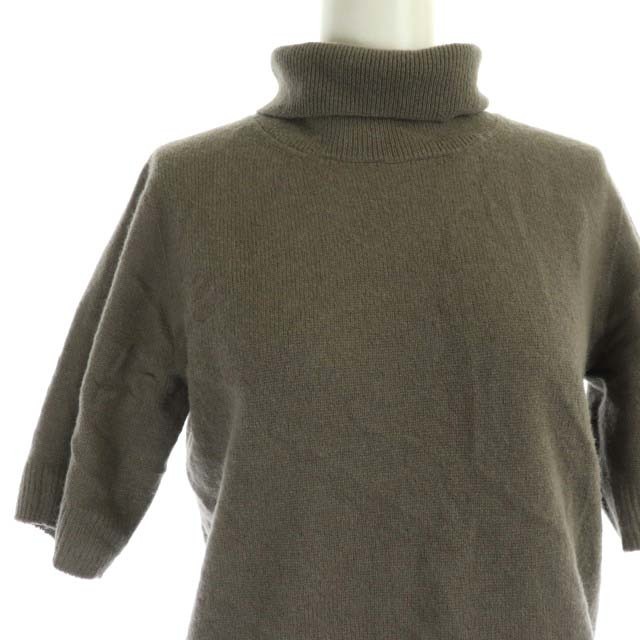アナイ 21AW 紡毛アンサンブルプルオーバー ニット セーター タートルネック