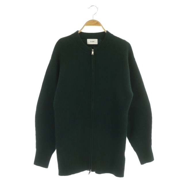 クラネ 22AW ZIP RIB KNIT TOPS ニットジャケット ブルゾン