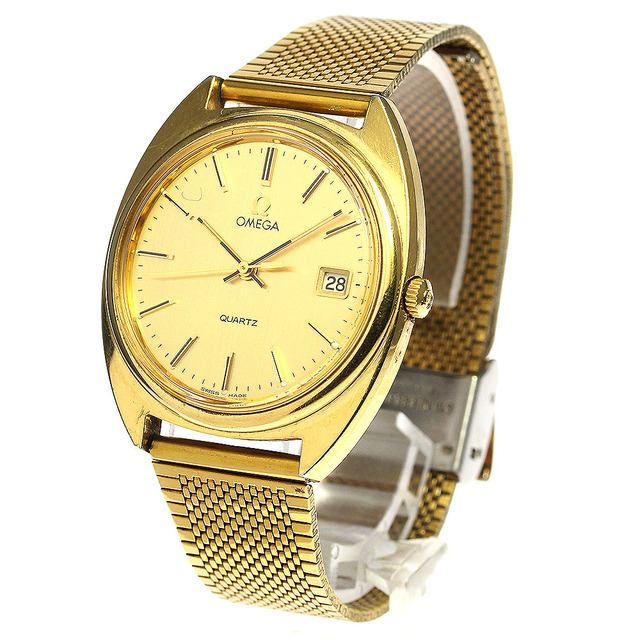 OMEGA(オメガ)の【OMEGA】オメガ デイト プッシュ式リューズ クォーツ メンズ_736154 メンズの時計(腕時計(アナログ))の商品写真