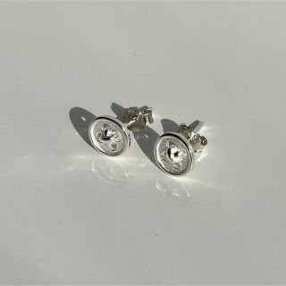 アダムエロぺ(Adam et Rope')のMini button pierce silver No.1147(ピアス)