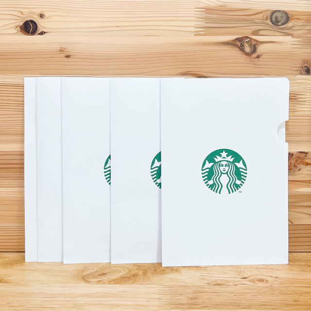 Starbucks - スターバックス 非売品 ノベルティ 紙ファイル 4枚