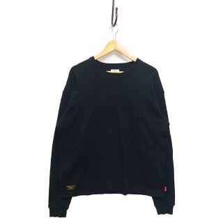 ダブルタップス(W)taps)のWTAPS ダブルタップス 17AW WAFFLE 03 TEE COTTON 袖サーマル 長袖Ｔシャツ ブラック サイズM 正規品 / B3439(Tシャツ/カットソー(七分/長袖))