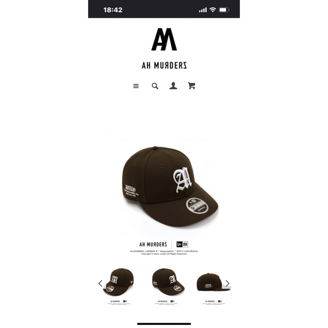 AH MURDERZ × NEWERA 9FIFTY LOW PROFILE 正規激安 sandorobotics.com