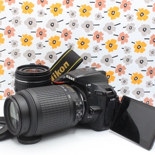 Nikon - 傷擦れ極小、ダブルレンズの大満足セット❤️ニコン　Nikon D5600