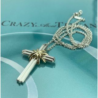 Tiffany & Co. シグネチャー クロス ネックレス 925/750