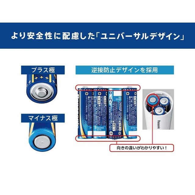 Panasonic(パナソニック)のパナソニック エボルタNEO 乾電池 単3×16本+単4×16本 計32本 スマホ/家電/カメラの生活家電(その他)の商品写真