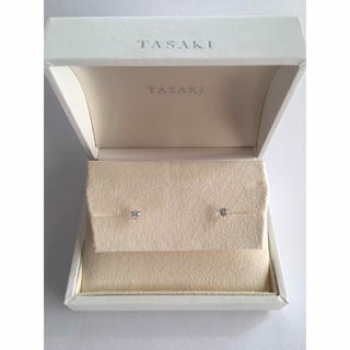タサキ(TASAKI)のTASAKI タサキ ダイヤモンド ピアス 計0.3ct 18K WG(ピアス)