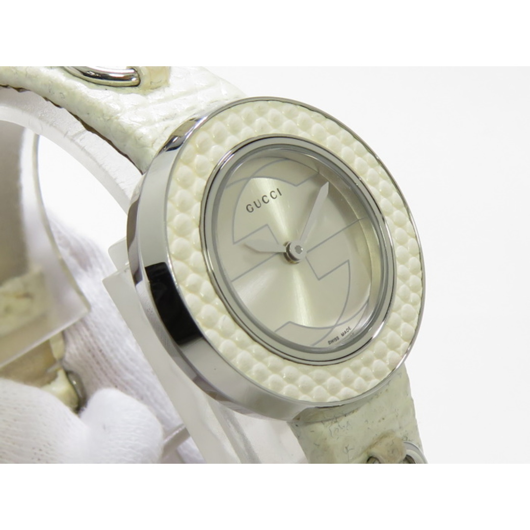 GUCCI - GUCCI レディース腕時計 Uプレイ クオーツ レザー GUCCI - GUCCI レディース腕時計 Uプレイ クオーツ レザー