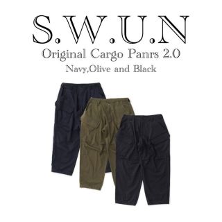 S.W.U.N Original Cargo Pants 2.0 オリーブ