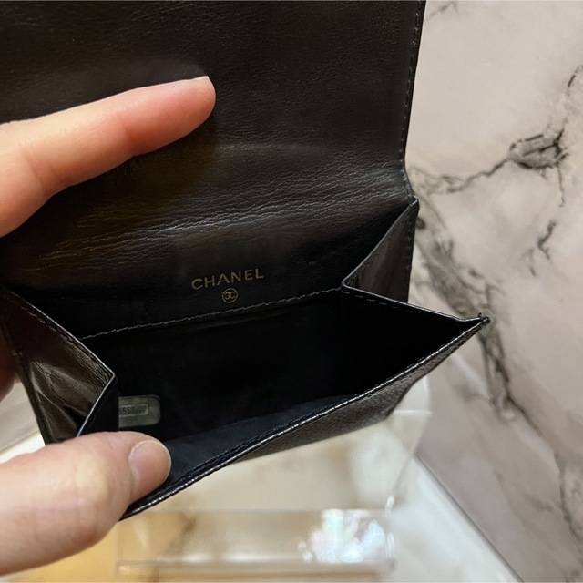 CHANEL(シャネル)の【大人気】☆CHANEL☆折り財布☆ココマーク☆ブラック レディースのファッション小物(財布)の商品写真