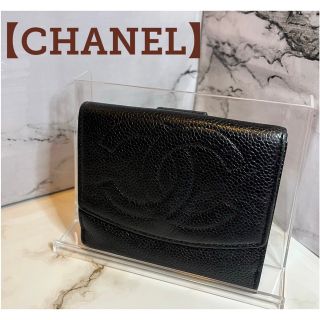 シャネル(CHANEL)の【大人気】☆CHANEL☆折り財布☆ココマーク☆ブラック(財布)