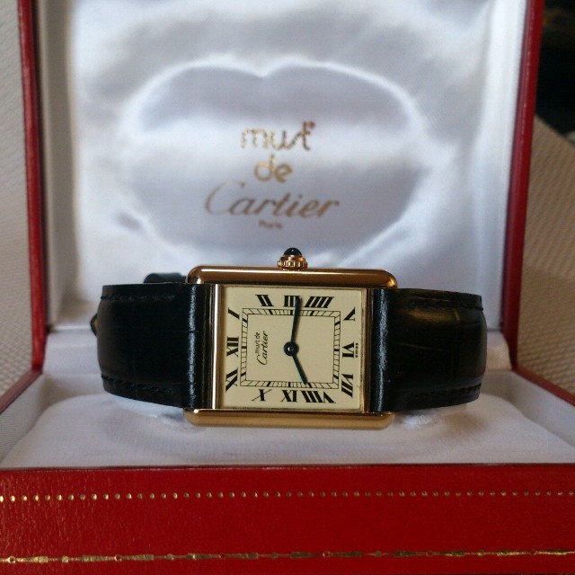 Cartier - 【仕上済美品☆】カルティエ マストタンク ヴェルメイユ レディース /  腕時計