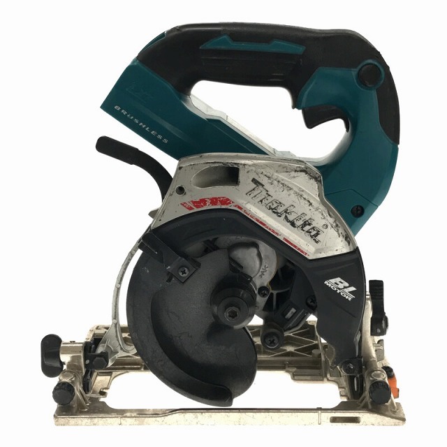 ☆中古品☆ makita マキタ 125mm 18V 充電式マルノコ HS474DRGX バッテリー2個(18V6.0Ah)付き 充電器付き 切断機  電動工具 68053