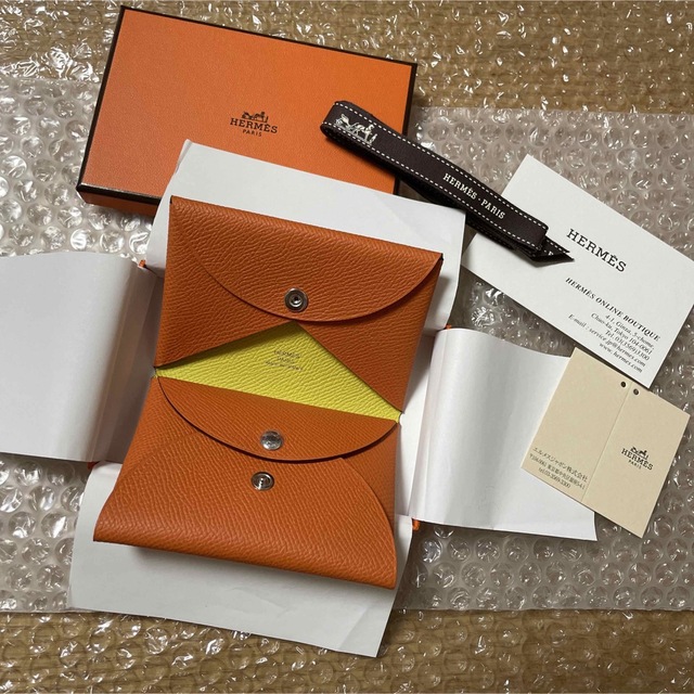 Hermes(エルメス)のHERMES エルメス　カルヴィ　デュオ　コンパクト　ヴェルソ　新品　未使用 レディースのファッション小物(コインケース)の商品写真