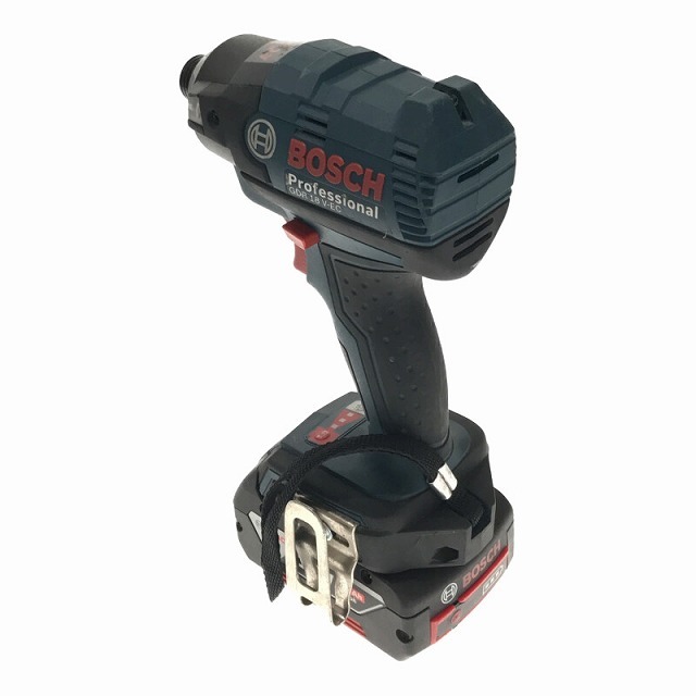 ☆品☆BOSCH ボッシュ 18V 充電式インパクトドライバ GDR18V-EC バッテリー2個(18V 4.0Ah 2.0Ah) 充電器 ケース付き 68276