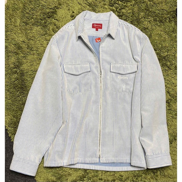 Supreme 2-Tone Corduroy Zip Up Shirt