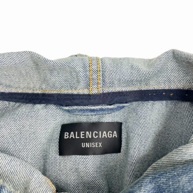 Balenciaga(バレンシアガ)のBALENCIAGA 22AW Oversized Denim Hoodie 1 メンズのジャケット/アウター(その他)の商品写真