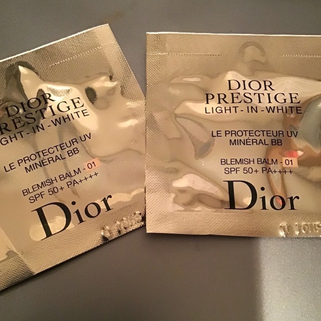 Dior(ディオール)のディオール プレステージ ルプロテクター UV ミネラル BB 01 (2包)  コスメ/美容のベースメイク/化粧品(BBクリーム)の商品写真