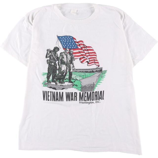 Vietnam Veterans Memorial ベトナム戦争戦没者慰霊碑 プリントTシャツ USA製 メンズXL ヴィンテージ /eaa323856