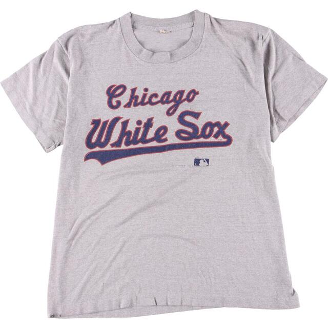 70~80年代 スクリーンスターズ SCREEN STARS MLB CHICAGO WHITE SOX シカゴホワイトソックス スポーツプリントTシャツ メンズM ヴィンテージ /eaa323875