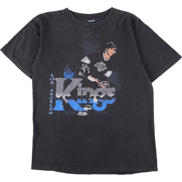 NHL LOS ANGELS KINGS ロサンゼルスキングス スポーツプリントTシャツ メンズM /eaa323876