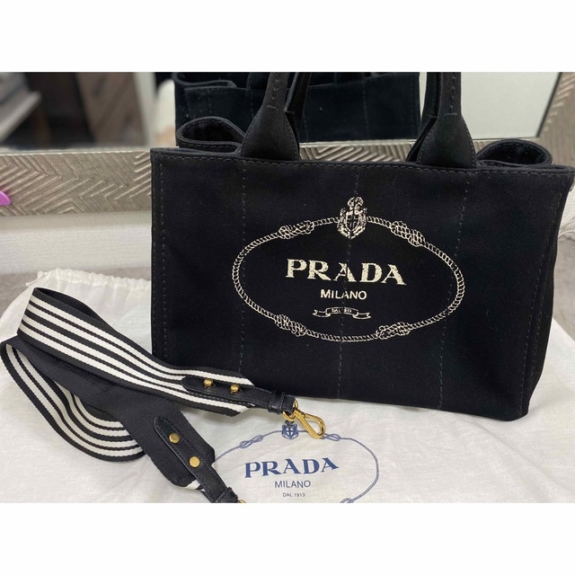 本格派ま！ PRADA PRADAカナパ ブラック - トートバッグ - gv-neumarkt.de