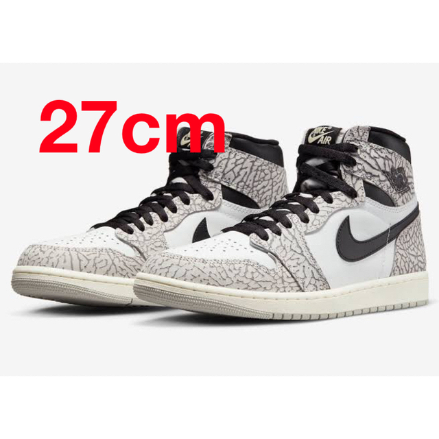 NIKE(ナイキ)のNike Air Jordan 1 High OG "White Cement" メンズの靴/シューズ(スニーカー)の商品写真