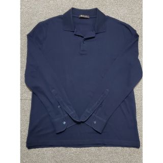 ロロピアーナ(LORO PIANA)のLoro Piana ロロピアーナ カシミア15% 長袖ポロシャツ L(ポロシャツ)