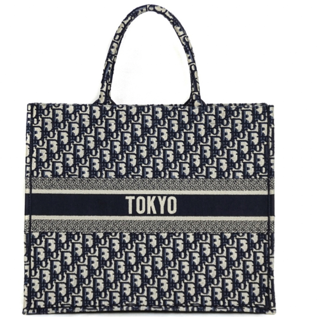 ディオールDior ブックトートGINZA SIX限定 TOKYO刺繍 ラージ