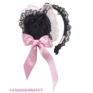 Angelic Pretty トッピングハート JSK KC クロ×ピンク | www