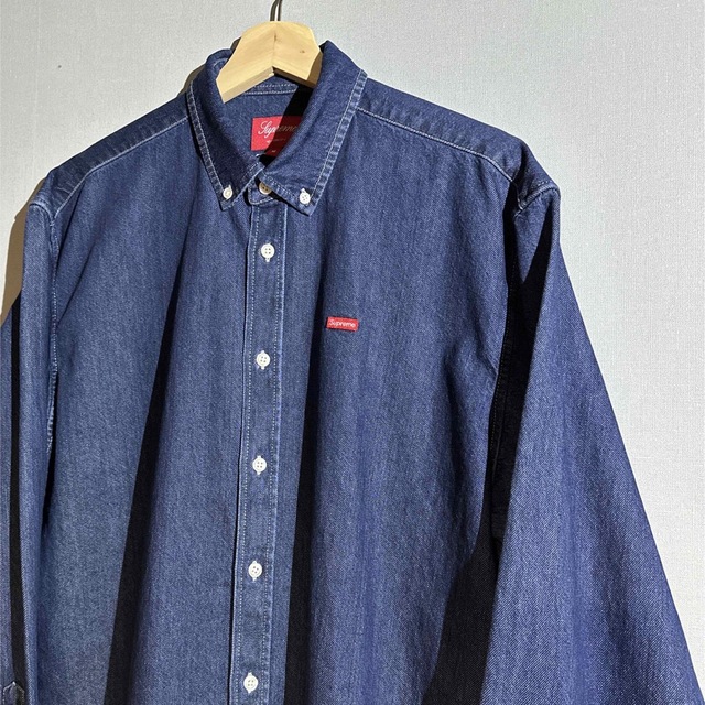 Supreme Small Box Shirt Denim Mサイズ