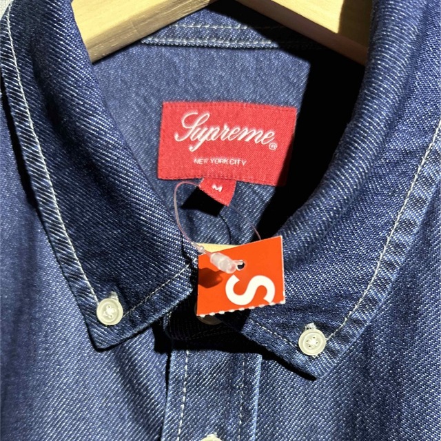 Supreme Small Box Shirt Denim Mサイズ