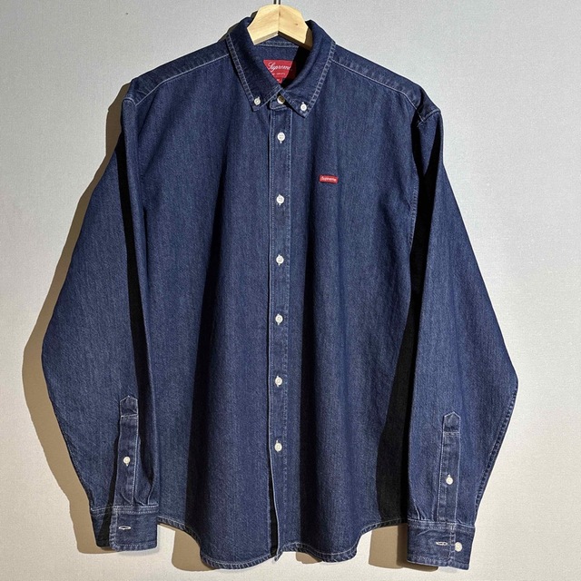 Supreme Small Box Shirt   Denim M