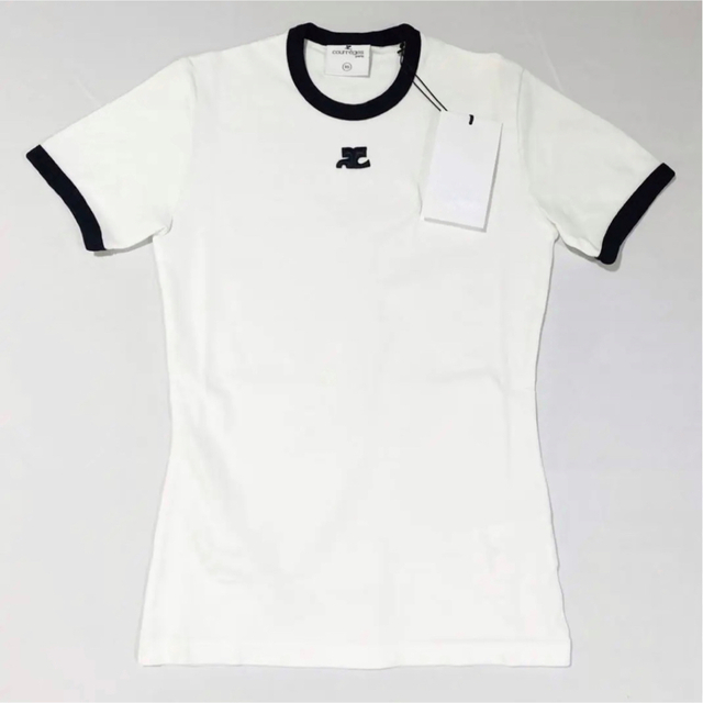 Courreges(クレージュ)の新品未使用 COURREGES クレージュ ロゴ Tシャツ レディースのトップス(Tシャツ(半袖/袖なし))の商品写真