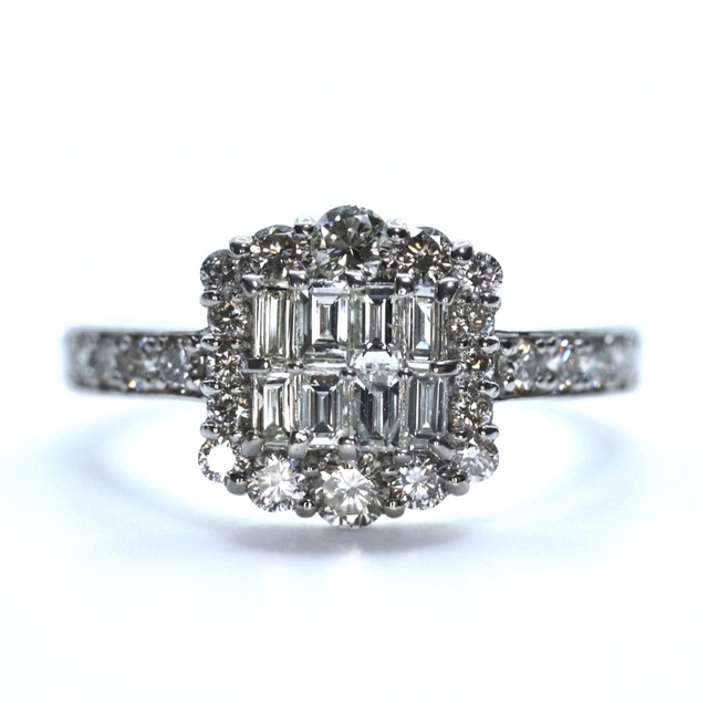 pt900 デザインダイヤモンドリング 1.30ct 16号 レディースのアクセサリー(リング(指輪))の商品写真