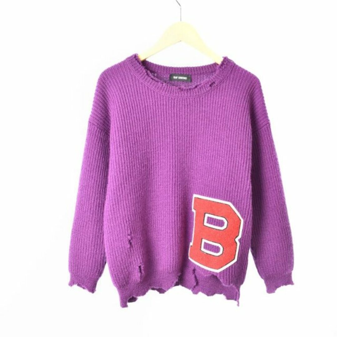 ラフシモンズ RAF SIMONS Purple Destroyed b S