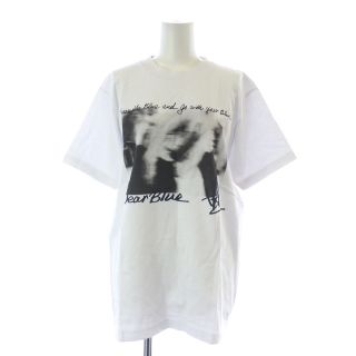 マディソンブルー(MADISONBLUE)のマディソンブルー Tシャツ カットソー クルーネック 半袖 M 白 黒 紺(Tシャツ(半袖/袖なし))