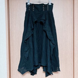 アクシーズファム(axes femme)の【axes femme】 スカート  ブラック(ロングスカート)