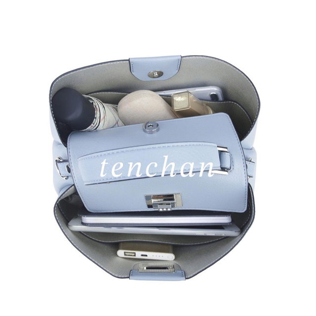 MARCO BIANCHINI(マルコビアンチーニ)のMARCO BIANCHINI 本革2WAYトートバッグ［イタリア製］ レディースのバッグ(ハンドバッグ)の商品写真