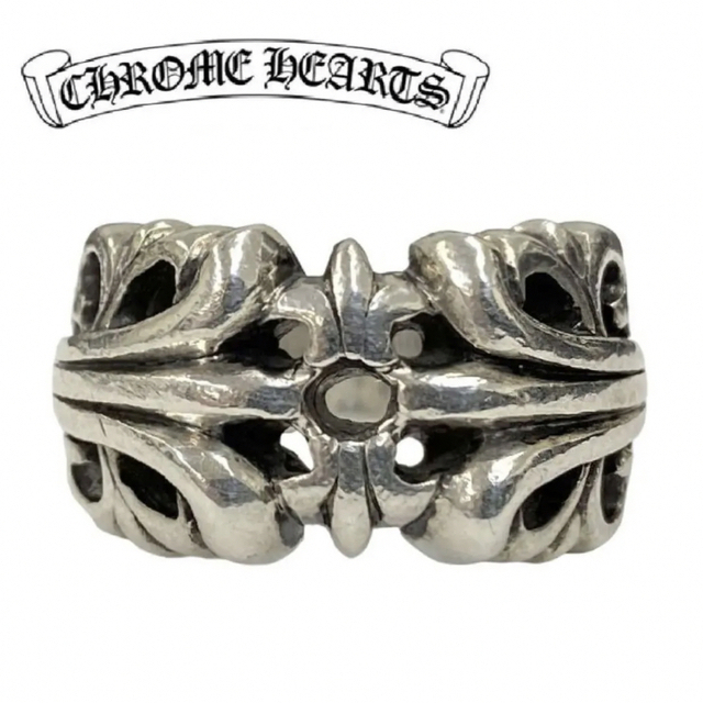 Chrome Hearts(クロムハーツ)のクロムハーツ シルバー 925 K&T リング 18号 メンズのアクセサリー(リング(指輪))の商品写真