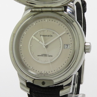 Tiffany & Co. - TIFFANY&Co. アトラス 腕時計 自動巻き ドームカバー SS レザー