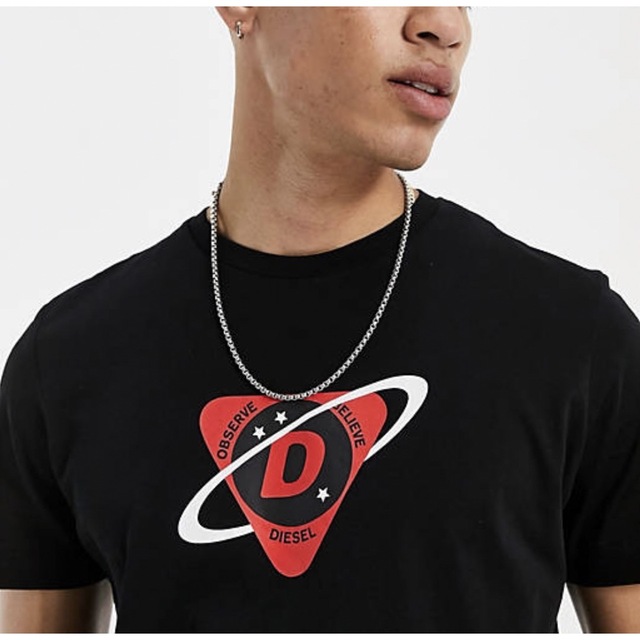 DIESEL(ディーゼル)のDIESEL  新品未使用　Sサイズ　Tシャツ　カットソー　黒　ディーゼル メンズのトップス(Tシャツ/カットソー(半袖/袖なし))の商品写真