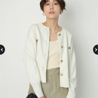 マイストラーダ ニットジャケット ノーカラージャケット(レディース)の