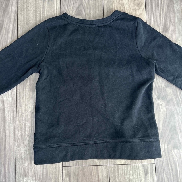 GAP(ギャップ)の140 GAP ブラック　トレーナー キッズ/ベビー/マタニティのキッズ服女の子用(90cm~)(Tシャツ/カットソー)の商品写真